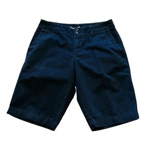 Eddie Bauer Women's Black Bermuda Shorts Size 6